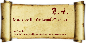 Neustadt Artemíszia névjegykártya